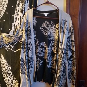 J Jill Women's floral sweater